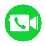 messenger chat & video call android application logo